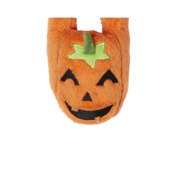 New DearfoamJack O Lantern  Face Plush Slippers Unisex W11-12 M9-10 Oran… - Picture 6 of 16